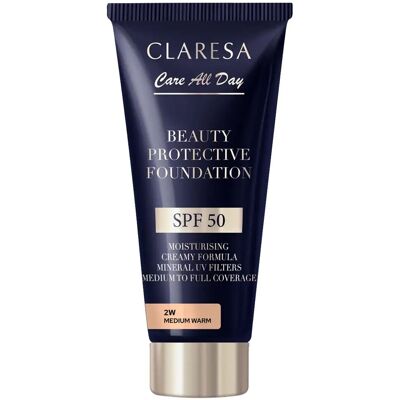 Claresa beauty protective foundation spf 50 2w medium warm 30ml Claresa beauty protective foundation spf 50 2w medium warm 30ml