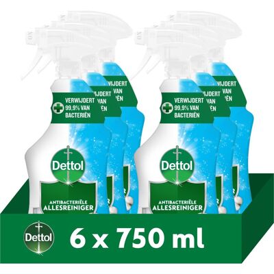 Dettol trigger cotton 750ml - 6 stuks - voordeelverpakking Dettol trigger cotton 750ml - 6 stuks - voordeelverpakking
