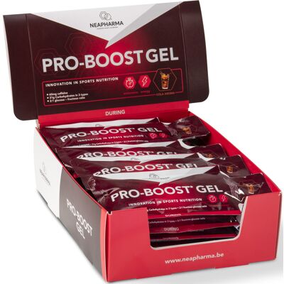 Neapharma gel pro boost cola display (25st) Rood Neapharma gel pro boost cola display (25st) Rood