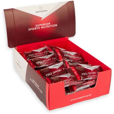 Neapharma reep pro sport fruit framboos display (40st) Neapharma reep pro sport fruit framboos display (40st)