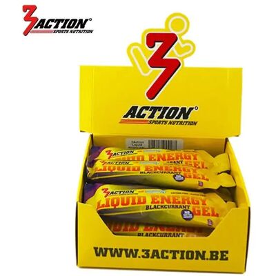 3ACTION Liquid energy gel blackcurrant 55 ml - displaydoos 15 stuks - 1202020011 3ACTION Liquid energy gel blackcurrant 55 ml - displaydoos 15 stuks - 1202020011