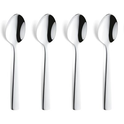 Amefa koffielepels moderno 4 stuks Amefa koffielepels moderno 4 stuks