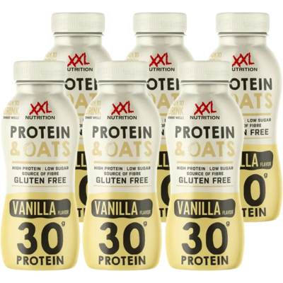 XXL Nutrition protein & oats drink vanille (6x 500 ml) XXL Nutrition protein & oats drink vanille (6x 500 ml)