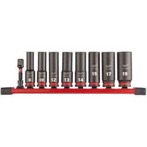 Milwaukee Model 4932480455 Impact Doppen Set - Diep, 8 stuks Milwaukee Model 4932480455 Impact Doppen Set - Diep, 8 stuks