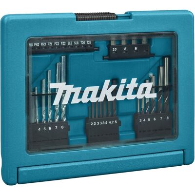 Makita - B-49389 - 2-8 mm boren - PH/PZ/HEX - Boor- en schroefset Makita - B-49389 - 2-8 mm boren - PH/PZ/HEX - Boor- en schroefset