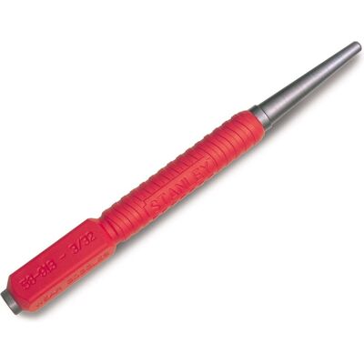 Stanley Tools DynaGrip Nagelpunch - 2,4mm, 3/32in, Rood - Nagelpunch Stanley Tools DynaGrip Nagelpunch - 2,4mm, 3/32in, Rood - Nagelpunch