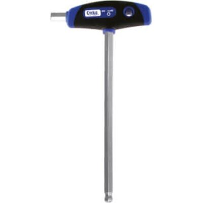 Cycplus T-greep kogelkop inbussleutel 2mm 100mm lang cyclus 720610 Blauw Cycplus T-greep kogelkop inbussleutel 2mm 100mm lang cyclus 720610 Blauw