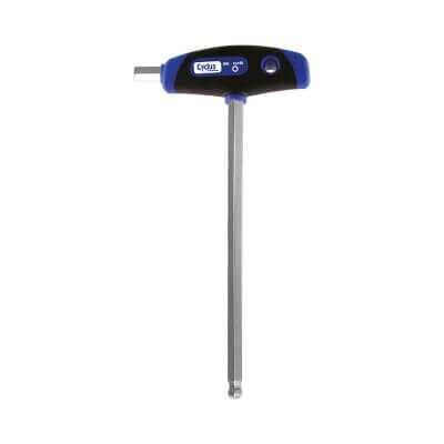 Cycplus T-greep kogelkop inbussleutel 10mm 200mm lang cyclus 720617 Blauw Cycplus T-greep kogelkop inbussleutel 10mm 200mm lang cyclus 720617 Blauw