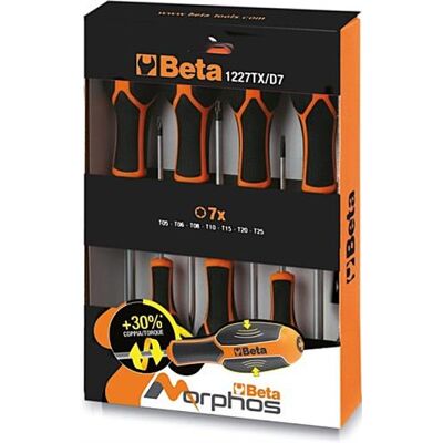 Beta schroevendraaierset 7st 1227tx/d7 Beta schroevendraaierset 7st 1227tx/d7