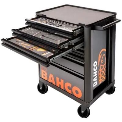 Bahco gereedschapswagen 7 laden 216-delig zwart Bahco gereedschapswagen 7 laden 216-delig zwart