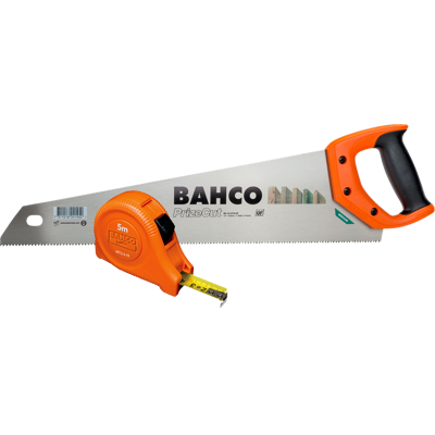 Bahco universele handzaag 550mm + rolmaat Bahco universele handzaag 550mm + rolmaat