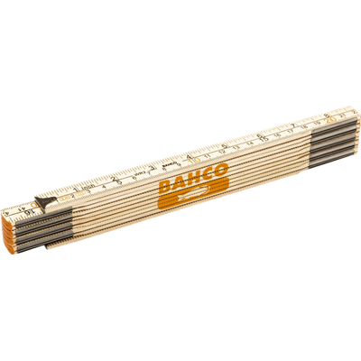 Bahco houten duimstok 2 meter metrisch Bahco houten duimstok 2 meter metrisch