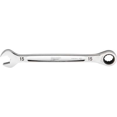 Milwaukee Accessoires maxbite ratel sleutel metrisch 15mm - 1st - 4932471508 Milwaukee Accessoires maxbite ratel sleutel metrisch 15mm - 1st - 4932471508