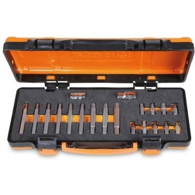 Beta 867/c20 assortiment van 18 bits met ribe® profiel met 10 mm zeskant aansluiting en 2 toebehoren in metalen kistje met zacht foam inleg - 008670920 008670920 Beta 867/c20 assortiment van 18 bits met ribe® profiel met 10 mm zeskant aansluiting en 2 toebehoren in metalen kistje met zacht foam inleg - 008670920 008670920