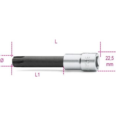 Beta - 920ES - 1/2 - Esascanalata - Dopsleutel Beta - 920ES - 1/2 - Esascanalata - Dopsleutel