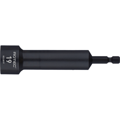 Rotec dopsleutel extra diep e6,3 bitopname sw 19x110/75 mm - 822.0019 Rotec dopsleutel extra diep e6,3 bitopname sw 19x110/75 mm - 822.0019