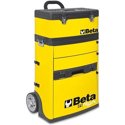 Beta trolley twee-delig c41h-y geel - 041000012 Beta trolley twee-delig c41h-y geel - 041000012