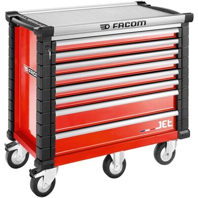 Facom jet gereedschapswagen 8 laden m5 rood - jet.8m5a - jet.8m5a Facom jet gereedschapswagen 8 laden m5 rood - jet.8m5a - jet.8m5a