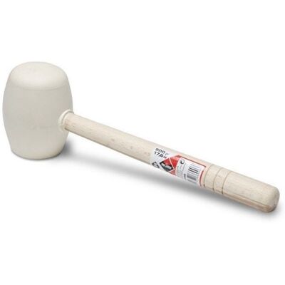 Rubi Rubber Hamer - Platte en ronde koppen - 250g-750g - Tegelgereedschap Rubi Rubber Hamer - Platte en ronde koppen - 250g-750g - Tegelgereedschap