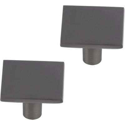 Differnz tilburg knop 30 mm - gun metal Differnz tilburg knop 30 mm - gun metal