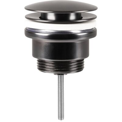 Differnz design afvoerplug gun metal Differnz design afvoerplug gun metal