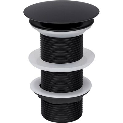 Differnz afvoerplug mat zwart - always open mix & match - maat: l - 㘠72 mm Differnz afvoerplug mat zwart - always open mix & match - maat: l - 㘠72 mm
