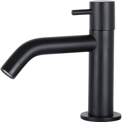 Differnz koudwaterkraan - gebogen mat zwart Differnz koudwaterkraan - gebogen mat zwart