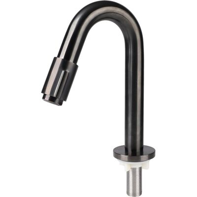 Differnz fonteinkraan gebogen 19cm gun metal Differnz fonteinkraan gebogen 19cm gun metal