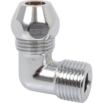 Kirchhoff ms knelfitting-knie 90° - chroom - 1/2"bu x 10 mmq Kirchhoff ms knelfitting-knie 90° - chroom - 1/2"bu x 10 mmq