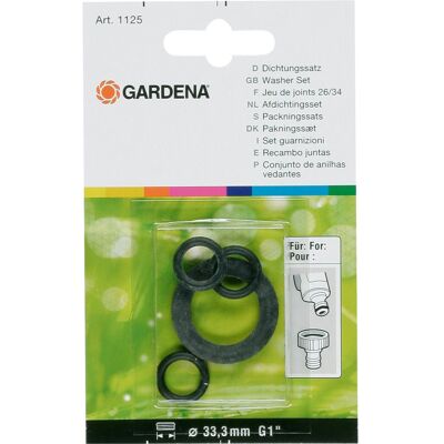 GARDENA set rubberringen afdichting (1125-20) GARDENA set rubberringen afdichting (1125-20)