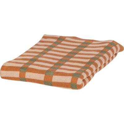 WOOOD vola kleed - katoen - groen/oranje - 1x170x130 WOOOD vola kleed - katoen - groen/oranje - 1x170x130