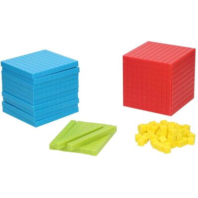 Lobbes Gekleurde blokjes met opbergdoos - 121dlg Multi kleuren Lobbes Gekleurde blokjes met opbergdoos - 121dlg Multi kleuren