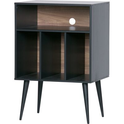 Woood James Vinylopslag - Zwart/Natuurlijk - Modern Scandinavisch Ontwerp Woood James Vinylopslag - Zwart/Natuurlijk - Modern Scandinavisch Ontwerp