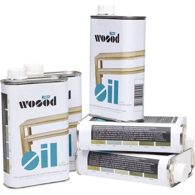 WOOOD olie - massief eiken meubelen en vloeren - wit - voor 10m2 WOOOD olie - massief eiken meubelen en vloeren - wit - voor 10m2