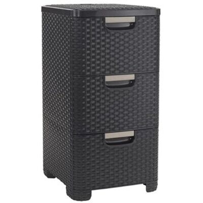 Curver style ladesysteem - 3x14 liter - antraciet Curver style ladesysteem - 3x14 liter - antraciet
