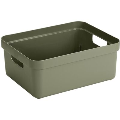 Sunware - sigma home opbergbox 24l donker groen - 44,5 x 34,5 x 18 cm Sunware - sigma home opbergbox 24l donker groen - 44,5 x 34,5 x 18 cm
