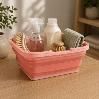 Alpina opbergmand opvouwbaar met handvat - opbergbox - assorti Alpina opbergmand opvouwbaar met handvat - opbergbox - assorti