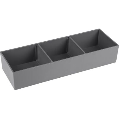 Differnz lade organizer voor schuiflade – opbergbakjes – kunststof sorteerbakjes - 32 x 11 x 6 cm – grijs Differnz lade organizer voor schuiflade – opbergbakjes – kunststof sorteerbakjes - 32 x 11 x 6 cm – grijs