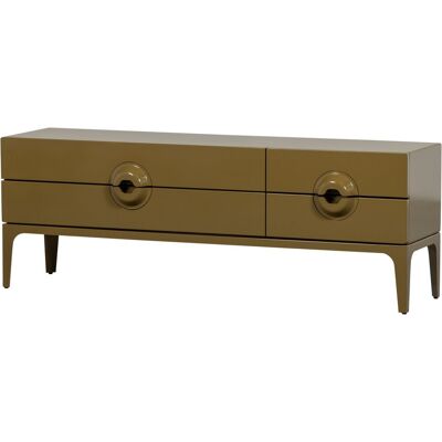 WOOOD merge tv meubel - eucalyptus hout - honinggeel - 57x160x44 WOOOD merge tv meubel - eucalyptus hout - honinggeel - 57x160x44