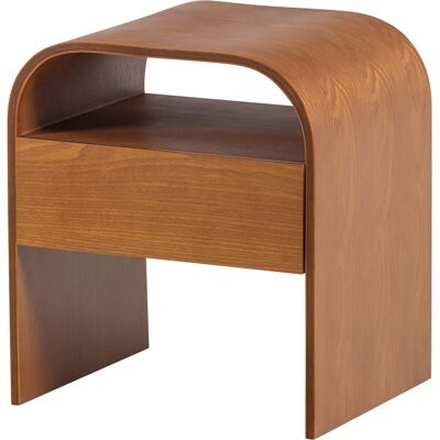 WOOOD momo nachtkastje - hout - bruin - 45x40x34 WOOOD momo nachtkastje - hout - bruin - 45x40x34