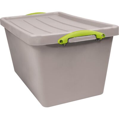Really Useful Box recycled opbergdoos 56 l, nestbaar, grijs 3 stuks Really Useful Box recycled opbergdoos 56 l, nestbaar, grijs 3 stuks