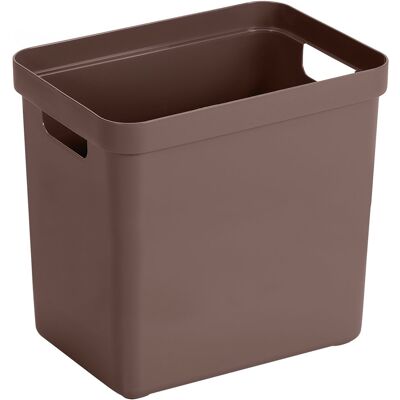 Sunware sigma home opbergbox 25l bruin 350 x 246 x 363 mm Sunware sigma home opbergbox 25l bruin 350 x 246 x 363 mm