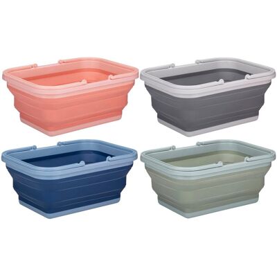Alpina opbergmand opvouwbaar met handvat - opbergbox - assorti Alpina opbergmand opvouwbaar met handvat - opbergbox - assorti