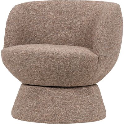 WOOOD shuffle draaifauteuil - melange - bruin - 72x73x71 WOOOD shuffle draaifauteuil - melange - bruin - 72x73x71