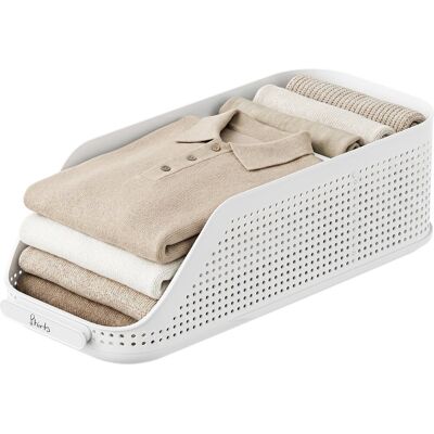 Rotho wop kledingkast organizer - tray m - wit Rotho wop kledingkast organizer - tray m - wit
