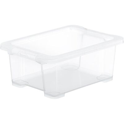 Rotho core basic opbergbox - set van 4 - stapelbaar - 11 ltr Rotho core basic opbergbox - set van 4 - stapelbaar - 11 ltr