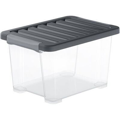 Rotho core plus opbergboxen - set van 4 - stapelbaar - 15 ltr Rotho core plus opbergboxen - set van 4 - stapelbaar - 15 ltr