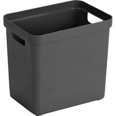 Sunware - sigma home opbergbox 25l antraciet - 35 x 24,6 x 36,3 cm Sunware - sigma home opbergbox 25l antraciet - 35 x 24,6 x 36,3 cm