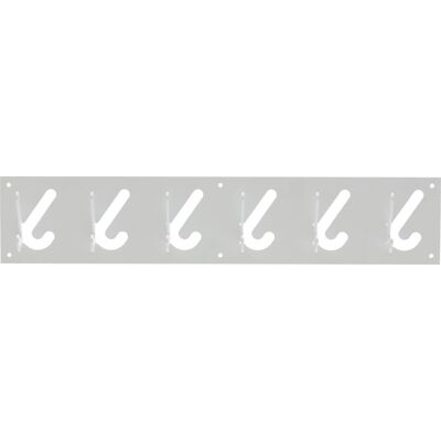 Gispen 1x6 - kapstok - zilver - 60 cm breed Gispen 1x6 - kapstok - zilver - 60 cm breed