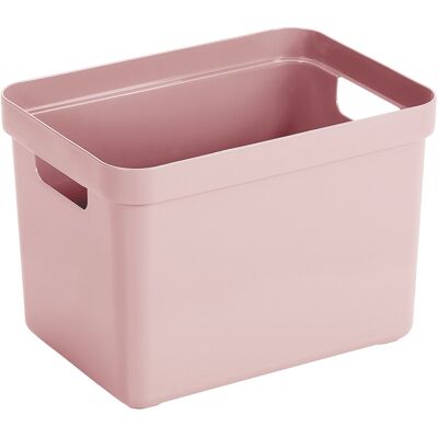 Sunware sigma home opbergbox 18l - 35x24.6x24.3 cm - roze Sunware sigma home opbergbox 18l - 35x24.6x24.3 cm - roze